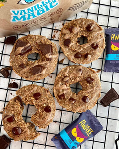 Oatmeal Chocolate Chunk Protein Donuts