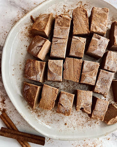 Sweet Potato Maca Peanut Butter Cup Protein Fudge