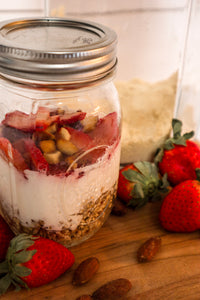 Strawberry Shortcake Protein Oats